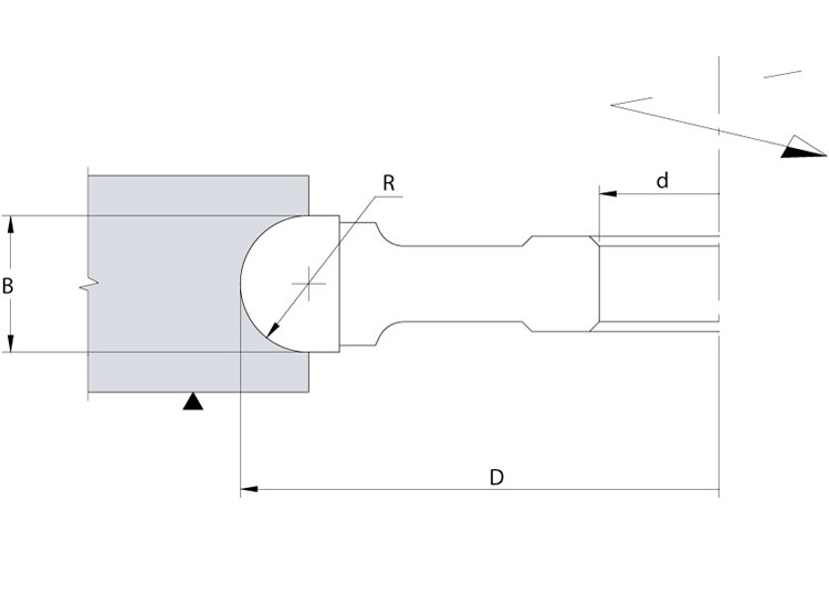 Cutter for half round