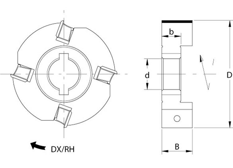 Cutterheads for edgebanding machines