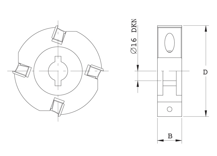 Cutterheads for biesse edgebanding machines