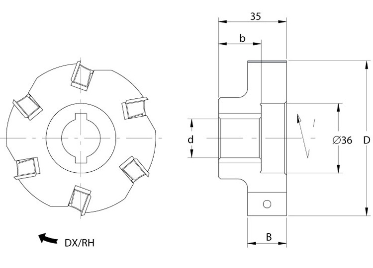 Cutterheads for biesse edgebanding machines