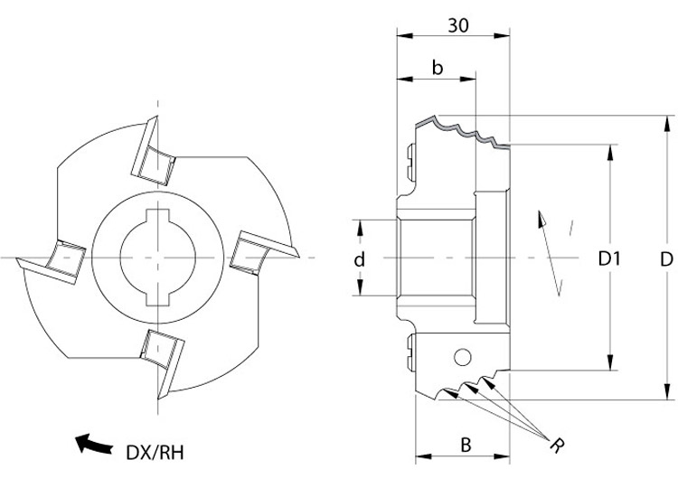 Cutterheads for biesse edgebanding machines