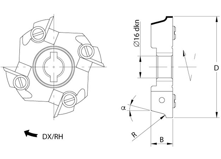 Cutterheads for casadei edgebanding machines