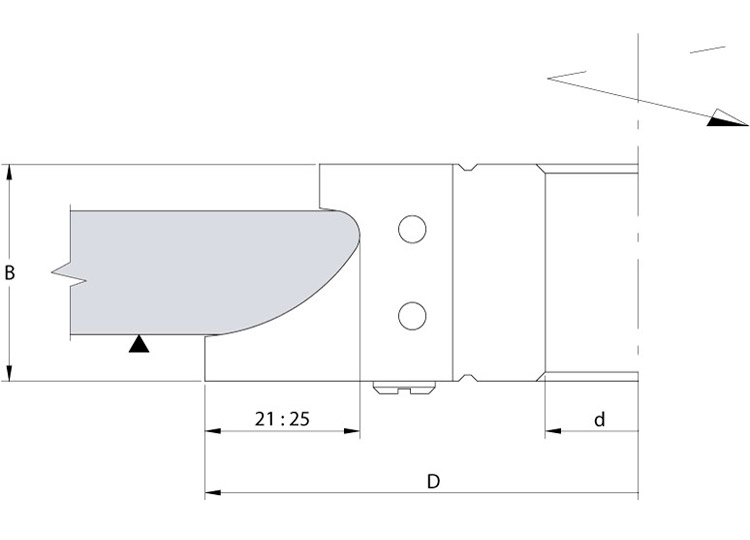 Profiled cutterheads Z=2