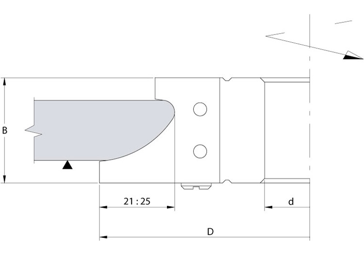 Profiled cutterheads Z=4