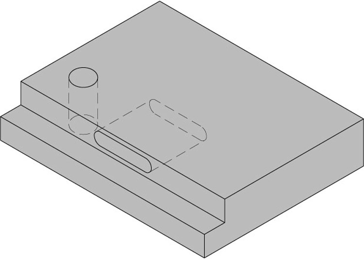 Solid hw spiral router cutters z=3 latchole and keyhole