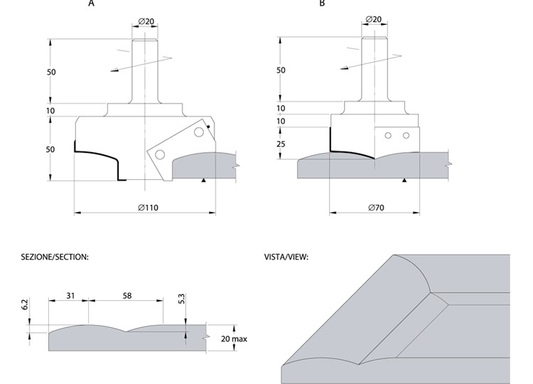 Cnc router cutters for mdf doors