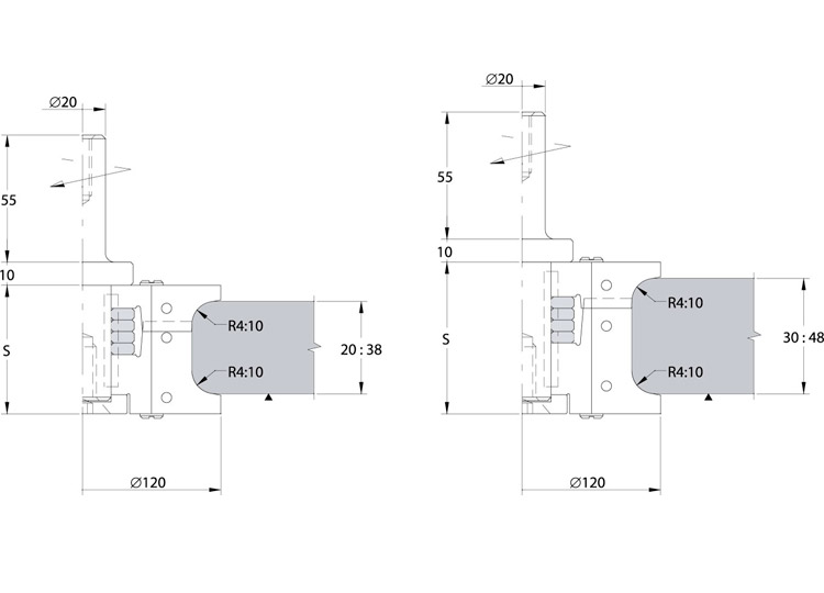 Adjustable cutting cnc router cutter