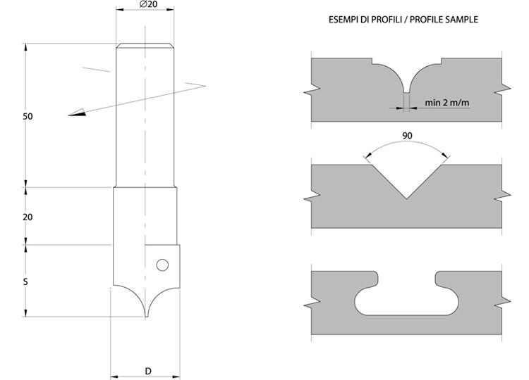 Cnc profile router cutter