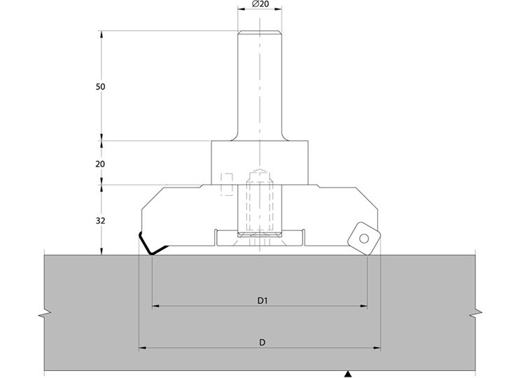 Surfacing cnc router cutters