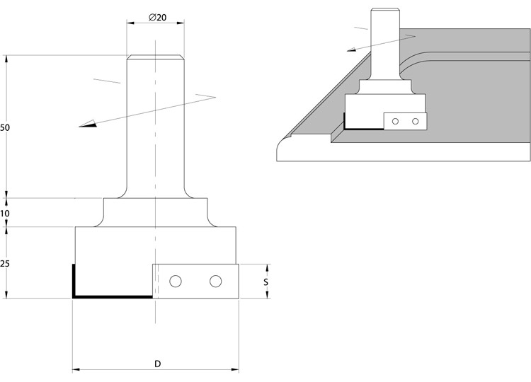 Frese pantografo per rettificare antine mdf