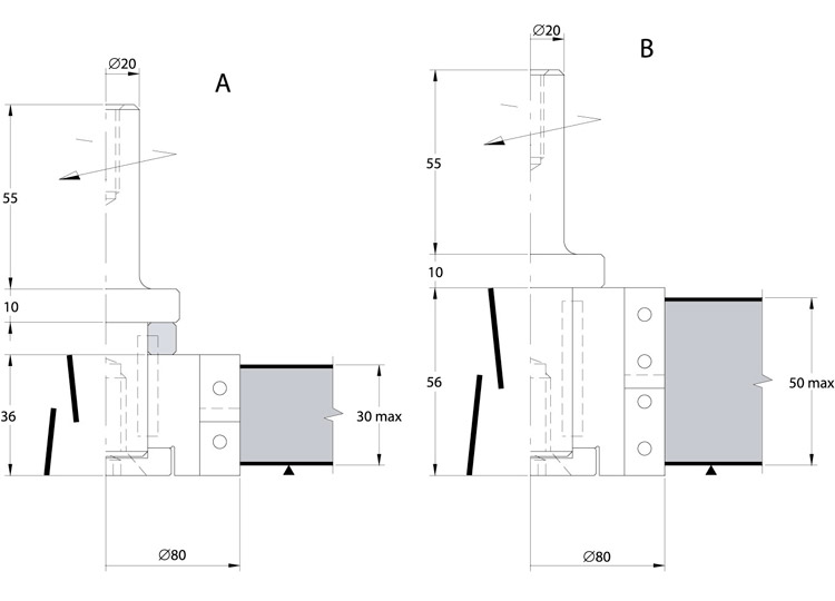 Sizing insert router cutters