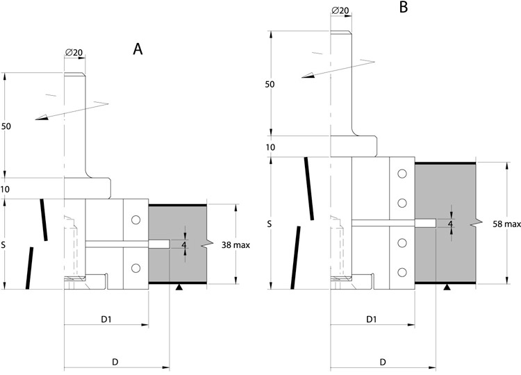 Sizing insert router cutters