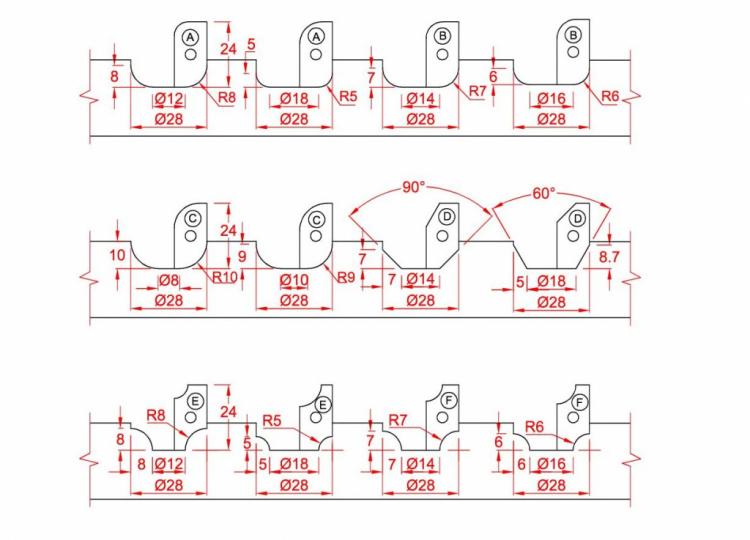 MULTIPROFILE INSERT ROUTER CUTTER