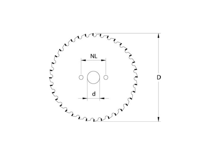 High resistance panel sizing circular saw blade