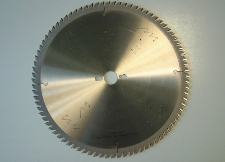Coated circular saw blades for frames cut
